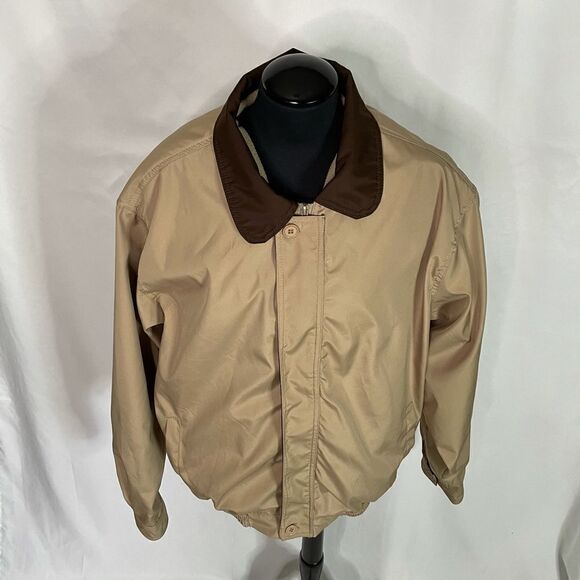 Vintage Maximos Lined Tan Bomber Jacket - Men’s XXL - Picture 2 of 9